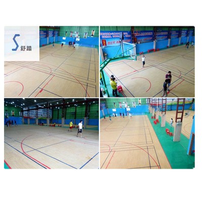 PVC地板室内体育馆运动地胶篮球场pvc塑胶地板耐磨地板革厂家直销