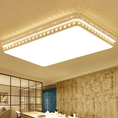 现代简约客厅灯长方形led吸顶灯温馨浪漫卧室灯家用大气房间灯具