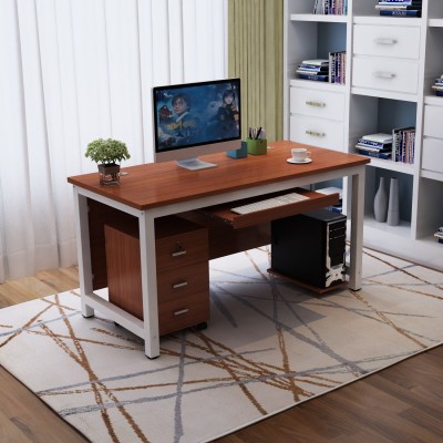 简约现代单人职员办公桌家用电脑桌台式写字桌简易书桌游戏电竞桌