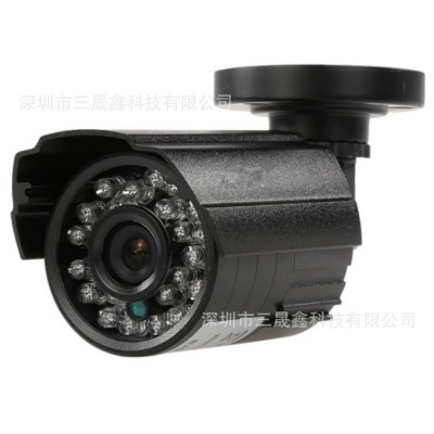 1200线模拟高清监控摄像头广角3.6mm红外夜视防水探头监控器枪机
