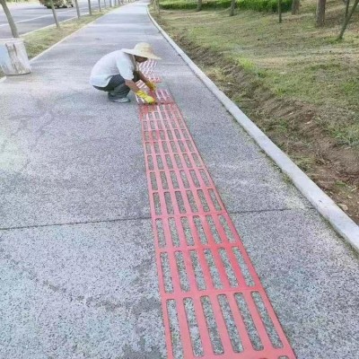 彩色透水混凝土地坪 颜色鲜艳耐滑